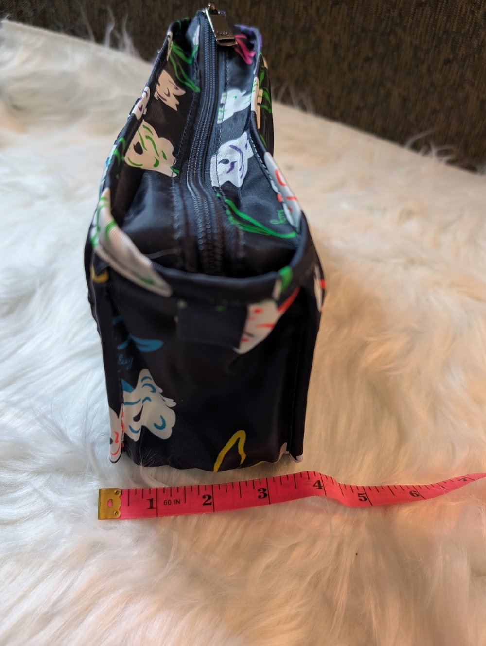 lug Jungle & Floral Travel Pouch Trio in Black, Navy, Multicolor - Picture 9 of 9